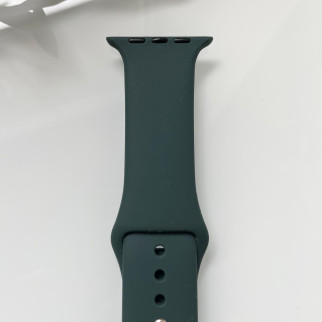 Силіконовий ремінець для розумного годинника Smart Watch 38/40 (Темно-зелений) - Інтернет-магазин спільних покупок ToGether
