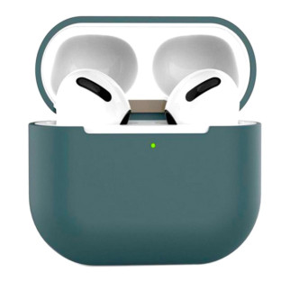 Силіконовий чохол для навушників Airpods 3 (Темно-зелений) - Інтернет-магазин спільних покупок ToGether
