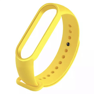 Силіконовий ремінець для фітнес-браслету Mi band M6/7/8 (Жовтий) - Інтернет-магазин спільних покупок ToGether