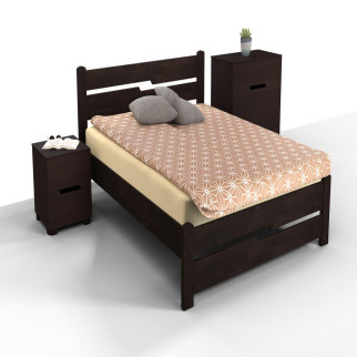 Ліжко Айріс з ізножьем 1200*2000, венге - Інтернет-магазин спільних покупок ToGether