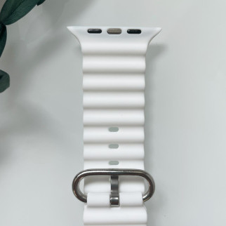 Силіконовий ремінець для Smart Watch Ocean Band 42/44/45/49 (Білий) - Інтернет-магазин спільних покупок ToGether