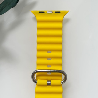 Силіконовий ремінець для Smart Watch Ocean Band 42/44/45/49 (Жовтий) - Інтернет-магазин спільних покупок ToGether