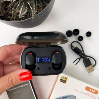 Бездротові навушники Earbuds К10 (Чорний) - Інтернет-магазин спільних покупок ToGether