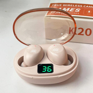 Бездротові навушники Earbuds К20 (Рожевий) - Інтернет-магазин спільних покупок ToGether