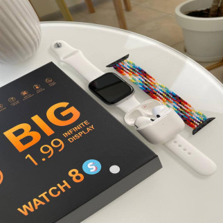 Комплект Infinity (Watch 8 + Pro 4) Білий - Інтернет-магазин спільних покупок ToGether