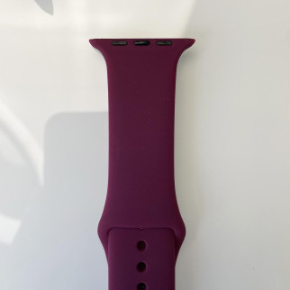 Силіконовий ремінець для розумного годинника Smart Watch 38/40 (Бордовий) - Інтернет-магазин спільних покупок ToGether