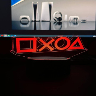 Світильник настільний RGB 3D + пульт (PS Symbol) Lux - Інтернет-магазин спільних покупок ToGether