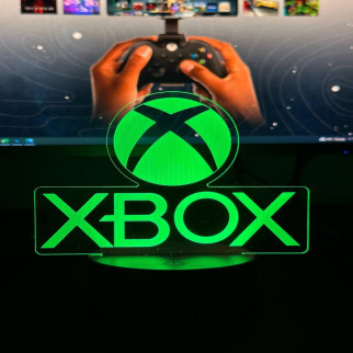 Світильник настільний RGB 3D + пульт (Xbox) Lux - Інтернет-магазин спільних покупок ToGether
