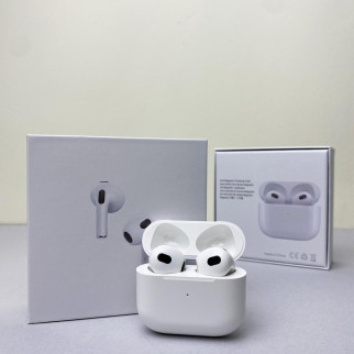 Бездротові навушники AirPods 3 Lux (Білий) Not Logo - Інтернет-магазин спільних покупок ToGether