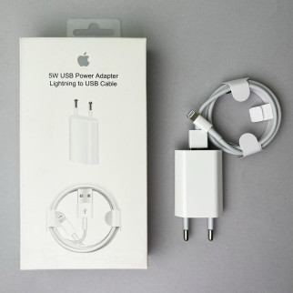 Мережевий зарядний пристрій USB + кабель USB to Lightning - Інтернет-магазин спільних покупок ToGether