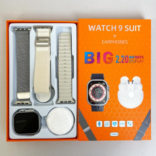 Комплект Big 2.20 (Watch 9 + Pro 6) Білий - Інтернет-магазин спільних покупок ToGether
