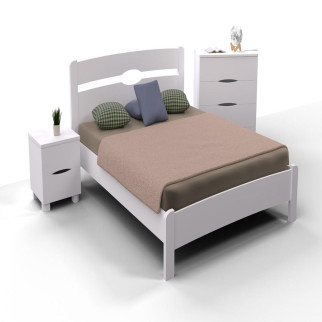 Ліжко Кароліна без ізножья 1200*2000 біла - Інтернет-магазин спільних покупок ToGether