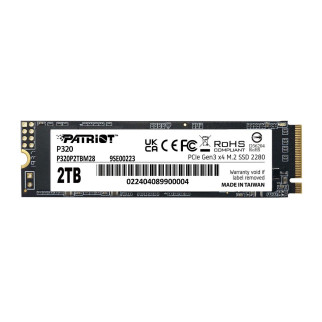SSD M.2 Patriot P320 2TB NVMe 2280 Gen3.0 x4 3D TLC (P320P2TBM28) - Інтернет-магазин спільних покупок ToGether