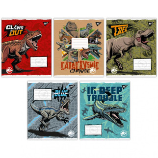 Зошити учнівські формату А5 12 аркушів клітинка Yes Jurassic world, 25 шт. в упаковці | 767193 - Інтернет-магазин спільних покупок ToGether