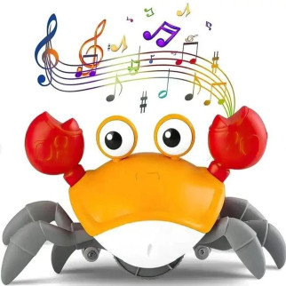 Іграшка Робот — Краб, інтерактивний зі звуковими та світловими ефектами cartoon crab hx155c - Інтернет-магазин спільних покупок ToGether