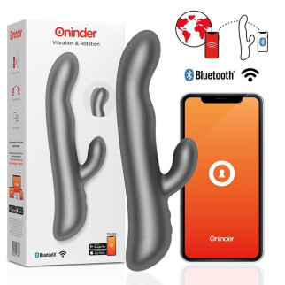 Вібратор для жінок Oninder Oslo Vibration Rotation Black Free App 18+ - Інтернет-магазин спільних покупок ToGether