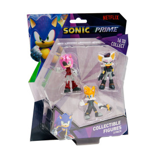 Набір ігрових фігурок SONIC PRIME – РЕБЕЛ РУЖ, ТЕЙЛЗ, РАСТІ РОУЗ (3 фiгурки, 6,5 cm) - Інтернет-магазин спільних покупок ToGether