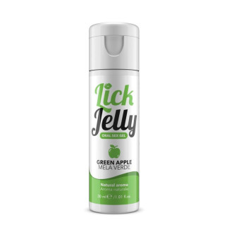 Оральний лубрикант Intimateline Lick Jelly Green Apple Lubricant, 50мл 18+ - Інтернет-магазин спільних покупок ToGether