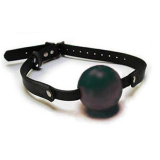 Кляп з силіконовою чорною кулькою Kinklab Soft Rubber 18+ - Інтернет-магазин спільних покупок ToGether