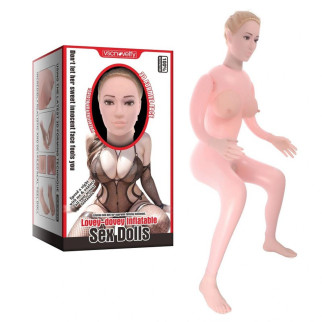 Лялька для секса Lovey-dovey Inflatable Sex Doll-Sitting Position 18+ - Інтернет-магазин спільних покупок ToGether