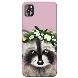 Чохол itsPrint Raccoon in flowers для TECNO POP 4 Pro - Інтернет-магазин спільних покупок ToGether