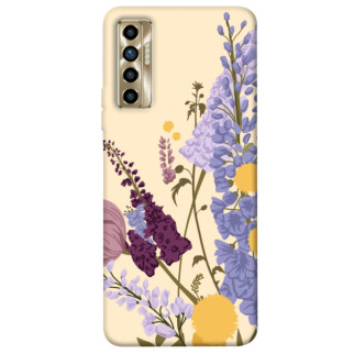 Чохол itsPrint Flowers art для TECNO Camon 17P - Інтернет-магазин спільних покупок ToGether