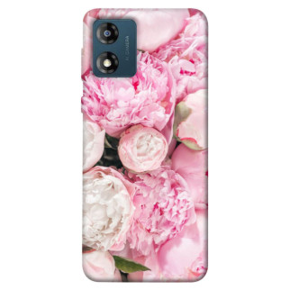 Чохол itsPrint Pink peonies для Motorola Moto E13 - Інтернет-магазин спільних покупок ToGether