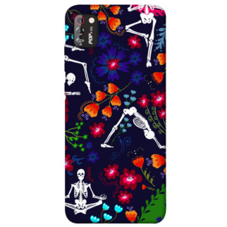 Чохол itsPrint Yoga skeletons для TECNO POP 4 Pro - Інтернет-магазин спільних покупок ToGether