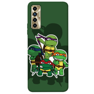 Чохол itsPrint Green turtles для TECNO Camon 17P - Інтернет-магазин спільних покупок ToGether