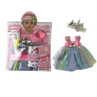 Одяг для ляльок сукня, пов'язка у стилі єдинорога, підгузок, в п/е /96/ | YLC43B - Інтернет-магазин спільних покупок ToGether