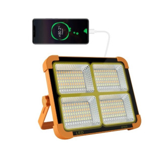 Портативна сонячна батарея універсальна для заряду Power bank Solar LED light D8 12000 mAH (гарантія - Інтернет-магазин спільних покупок ToGether