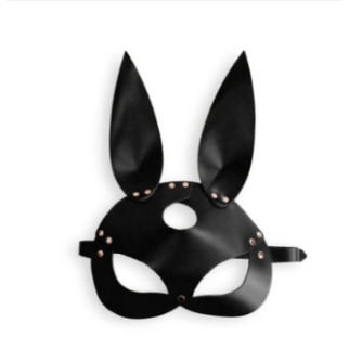 Маска Кролик Art of Mask, Екошкіра Чорна - Інтернет-магазин спільних покупок ToGether