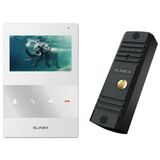 Slinex ML-16HD(Black)+SQ-04M(White) Комплект відеодомофону - Інтернет-магазин спільних покупок ToGether