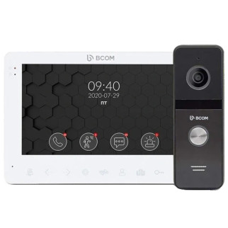 BCOM BD-780FHD White Kit Комплект відеодомофона - Інтернет-магазин спільних покупок ToGether