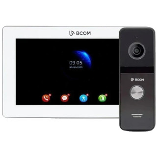 BCOM BD-770FHD/T White Kit Комплект відеодомофона - Інтернет-магазин спільних покупок ToGether