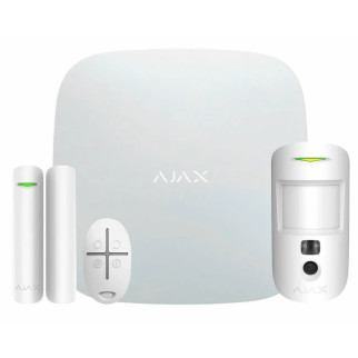 Ajax StarterKit Cam (8EU) UA white Комплект охоронної сигналізації - Інтернет-магазин спільних покупок ToGether