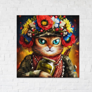 Кішка Захисниця ©Маріанна Пащук - Інтернет-магазин спільних покупок ToGether