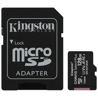 Kingston 128 Гб microSDXC U1 V10 A1 (SDCS2/128GBSP) Карта пам’яті - Інтернет-магазин спільних покупок ToGether