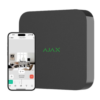 Ajax NVR (8ch) (8EU) black Мережевий відеореєстратор - Інтернет-магазин спільних покупок ToGether