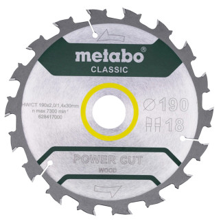 Metabo "power cut wood - professional" (628417000) Пильний диск 190x30, Z18 WZ 5° /B - Інтернет-магазин спільних покупок ToGether