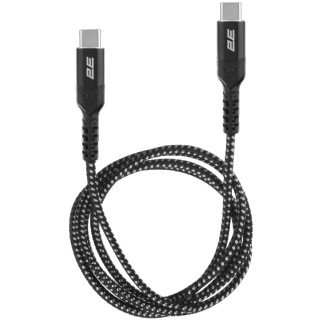 2E Type-C USB-C > USB-C Кабель заряджання/синхронізації 1м 240Вт плетений чорний - Інтернет-магазин спільних покупок ToGether