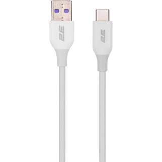 2E Type-C, Glow USB-A > USB-C Кабель заряджання/синхронізації 1м білий - Інтернет-магазин спільних покупок ToGether