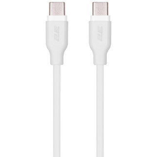 2E Type-C Glow USB-C > USB-C Кабель заряджання/синхронізації 1м 60Вт білий - Інтернет-магазин спільних покупок ToGether