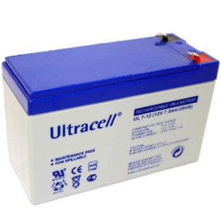 Ultracell UL7-12 AGM 12V 7 Ah Акумуляторна батарея - Інтернет-магазин спільних покупок ToGether
