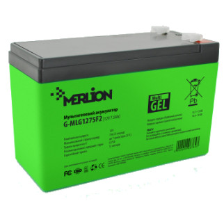 MERLION G-MLG1275F2 12 V 7.5 Ah Акумуляторна батарея - Інтернет-магазин спільних покупок ToGether