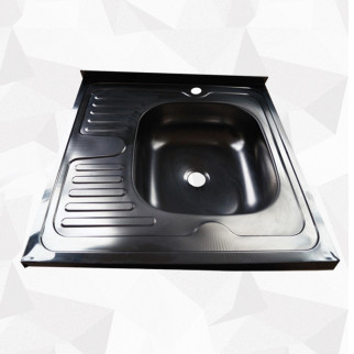 Кухонна мийка сталева накладна 50х60 R ( А0019297 ) - Інтернет-магазин спільних покупок ToGether