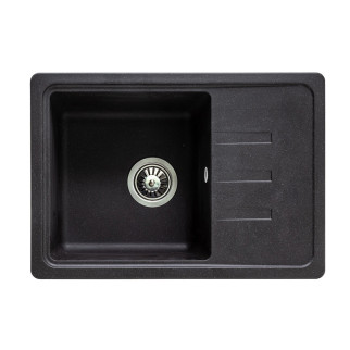 Мийка гранітна Анабель 62х43,5 чорна з білим ( А0050378 ) - Інтернет-магазин спільних покупок ToGether