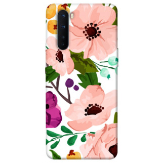 Чохол itsPrint Акварельні квіти для OnePlus Nord - Інтернет-магазин спільних покупок ToGether