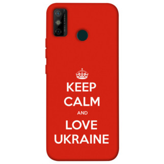 Чохол itsPrint Keep calm and love Ukraine для TECNO Spark 6 Go - Інтернет-магазин спільних покупок ToGether