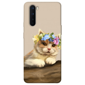 Чохол itsPrint Cat in flowers для OnePlus Nord - Інтернет-магазин спільних покупок ToGether